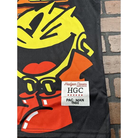 PAC MAN Black Headgear Classics Basketball Jersey ~Never Worn~ S M L - Picture 5 of 7